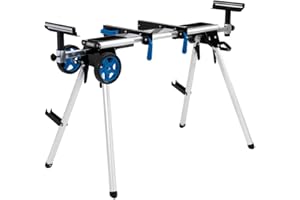 Draper 90249 Mobile Extending Mitre Saw Stand, Blue