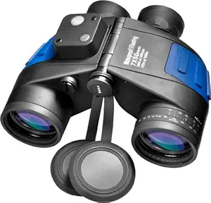 Barska AB10798 7x50 Deep Sea Waterproof Floating Binocular with Internal Rangefinder and Compass