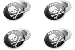 VERY IMPORTANT RUNNER - 4 Stück Startnummern-Magnete mit wasserdichter Tasche - Magnetischer Startnummernhalter für Running & Triathlon, 18 mm - Löcherfreie Befestigung - Designedition