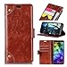 Produktbild Wendapai Zum Samsung Galaxy A6 Plus 2018 Hülle, [Extra Kartenschlitz] [Brieftasche Hülle] PU Leder TPU Casing Cases for [Fallen Protection] Hülle zum Samsung Galaxy A6 Plus 2018, Brown