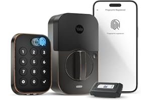 Yale Security Assure Lock 2 Touch Deadbolt, Oil Rubbed Bronze Key-Free Smart Entry Door Lock with Z-Wave (ZW3) Connected Touchscreen Keypad for Code Entry and Remote Access, YRD430-F-ZW3-0BP