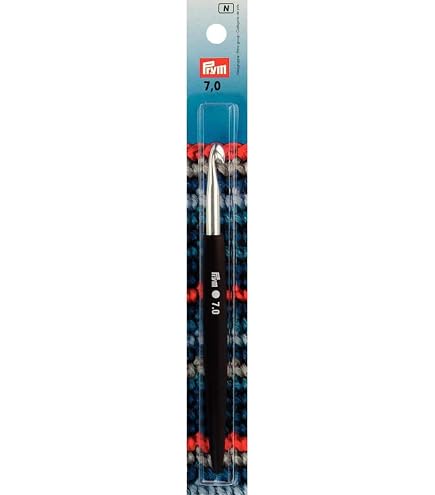 Prym Häkelnadel Aus Aluminium – Stärke 2.5 Mm, Länge 15 Cm, Grau (1 Stück, OVP)