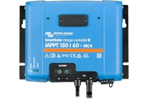Victron Energy SmartSolar MPPT MC4 150V 60 amp 12/24/36/48-Volt Regolatore di Carica Solare (Bluetooth)
