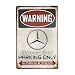 Produktbild 66retro Mercedes Benz Parking Only, Vintage Retro Metall blechschild, Wand Deko Schild, 20 cm x 30 cm