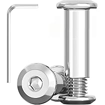 10 Pezzi Viti M3x15 Per Mobili - Acciaio Inox A2 | Connettori Per Armadi E Letti | Con Viti A Manica - Foto 7