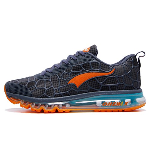 OneMix Herren Laufschuhe Air Cushion Sportschuhe Leicht Turnschuhe Gute Qualität Sneaker Schwarz Rot Grün Blau