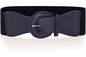 Ro Rox Cinturón de Enfermera Elástico Raya Ancho 50's Retro Vintage Cintura Cincher