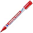 edding 8040 laundry marker - red - 1 pen - round nib 1 mm - textile marker for labelling clothes, wash-resistant at 95°C - laundry pen