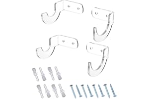 ISAKEN 2 Stück Baseballschläger Vitrine, Wandhalterung Horizontale Anzeige Halter, zum Aufhängen von Base und Softball Schlägern