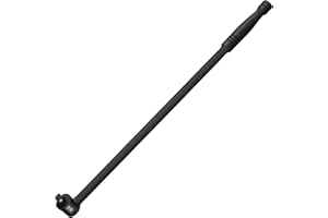 DURATECH Clé à Cliquet Articulée 1/2", Barre de Force de 600 mm Robuste, Clé de Force avec Tête Flexible 240°, Couple Maximal 780Nm, pour Réparations Auto et Atelier