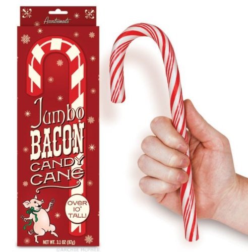 Preisvergleich Produktbild Accoutrements Jumbo Bacon Candy Cane by Accoutrements