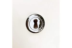 Antikas - Schloss Rosette Chrom - Design Rosette für Türschloss - Türbeschläge verchromt