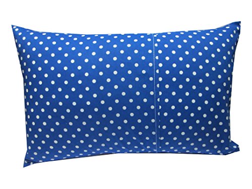 TryPinky® Kissenhülle Kissenbezug „Autos auf Hellblau Punkte Blau“ 40 X 60 cm Kissen für Kinder Fahrzeuge Jungen 100 % Baumwolle mit Punkten Hellblau - 2
