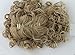 New Luscious Curly Synthetic Claw Clip Ponytail Hair Piece up do Clipin bun12" Hairpieces UK (Dark Mix Blonde #27/613)