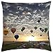 Produktbild Best J Hot Air Balloons - Throw Pillow Cover Case 18"x 18"