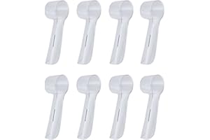 HSYTEK 8 Copertura Spazzolino Elettrico Compatibile con Orall B - Copri spazzolino, Copertura Protettiva per testine di spazzolino Elettrico, Copertura spazzolino Antipolvere Trasparente