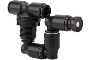 Reptiles Buse de Terrarium, Reptiles Fogger Mist Sprinkler 360 ° Réglable, Arroseur de Brouillard de Reptiles, Mini Buse de Pulvérisation pour Animaux Réservoir Forêt Tropicale