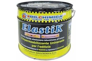 EDILCHIMICA ELASTIK IMPERMEABILIZZANTE KG.20, Nero