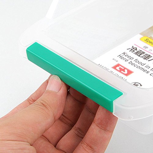 CrazySell Refrigerator Durable Storage Organizer Fruit Handled Kitchen Collecting Box Basket Rack Stand Basket Container (4Pcs) by CrazySell - 4