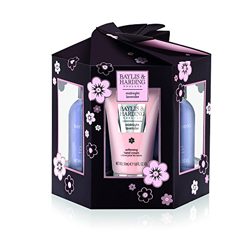 Baylis & Harding French Lavender, Geles de Baño, Crema de Ducha, Bálsamo Corporal y Crema de Manos - 1 pack