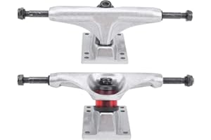 HAINICE Universal Skateboard Trucks Support en Alliage D'aluminium Pont Professionnel Planche À Roulette Bracke Longboard Truck Pont Stable Pièces Skateboard Accessoires De Roulement d'argent 2pcs