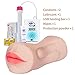 Produktbild Sex Spielzeug Herren Masturbieren Mann - Masturbators voor Mannen 2 in 1 Heren Cup Realistische Masturbator Mond Mustur 3D Gezicht Masturbatie Sex Sex Toy