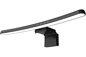 Meichoon Computer Monitor Light Bar Schermo curvo appeso con RGB Colorful Ambient Light Quattro modalità Touch Control Protezione degli occhi LE13 B