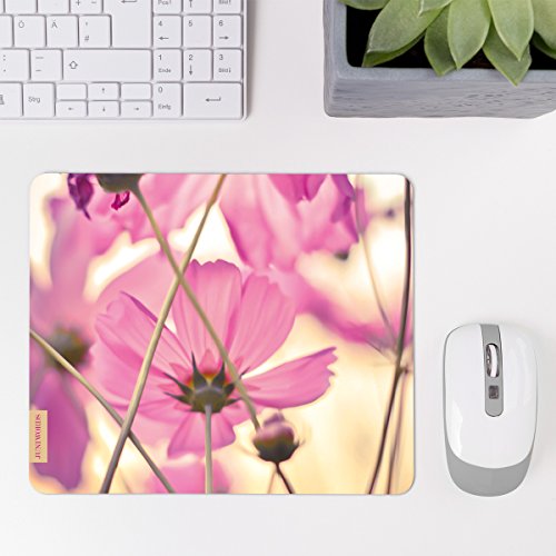 Wandkings Mousepad / Mauspad mit Motiv „Schöne lila Blumen“ – ideales Geschenk zum Geburtstag, Weihnachten u.v.m. - 3