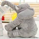 Elefant Kissen, Baby Kinderkopfkissen Kleinkind Schlaf Elefant pillow Plüsch Kinderzierkissen Weich Gefüllt Elefant Niedlich Komfortablen Plüsch Tier für Baby oder Erwachsene by YHANONAL - 2