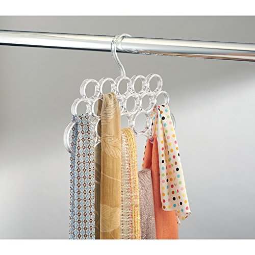 InterDesign 05810EU Clarity 18-löchriger Tuchhalter, transparent - 4