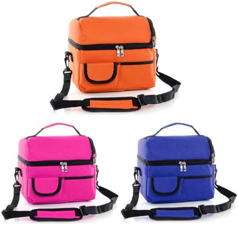 8L Fashion Double Thicken Heat Preservation Cold Insulation Bag Ice Pack Travel Picnic