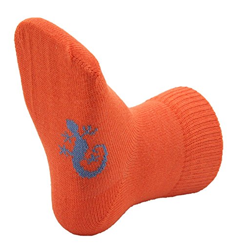 Little Grippers Orange 6-12 months Baby Socks with Stay On Technology