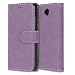 Produktbild Microsoft Lumia 650 Hülle, Chreey Matt Leder Tasche Retro Handyhülle Magnet Flip Case mit Kartenfach Geldbörse Schutzhülle Etui [Lila]