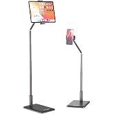 ULANZI Tablet Floor Stand, TS002 Height Adjustable Tablet Stand, 360&deg; Rotating iPad Stand, Tablet Bed Stand for iPad Air/Pro/