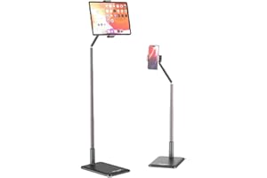 Ulanzi TS002 Support pour Tablette Réglable, Pivotant à 360°, pour iPad Air/Pro/Mini ou Appareil 4,5”~12.9“