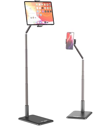 Support De Tablette Pour Lit Support De Tablette 360 Degrés Rotatif Avec Bras En Aluminium Robuste Pour IPad, Tablettes, Téléphones Ou Autres Appareils Avec Écran De 4,5 à 12,9 Pouces