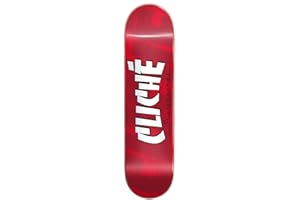 CLICHÉ Planche de Skate Deck Banco RHM 8.0 x 31.56 Rouge
