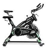 Silence Fit System: pedaleo ágil y silencioso gracias a su correa de transmisión de gran calidad. Ergonomic Adjust System: ergonomía avanzada que se adapta a ti gracias a sus elementos totalmente ajustables y a su diseño robusto y estable, logrando una posición óptima de entrenamiento: Manillar de triatlón regulable en altura, revestido de espuma antideslizante. Sillín deportivo confort regulable vertical y horizontalmente, acolchado para garantizar la máxima comodidad durante usos prolongados.