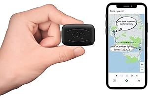 ZYJDGNNY Magnetic GPS Tracker Car, GPS Tracker Mini, Vehicle Tracker Real Time Monitoring System, Waterproof GPS Locator, Children, Pet, 1500 mAh Battery Waterproof Free App/Web Platform, M009