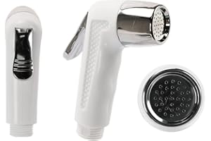 A2ZWORLD Bidet-Sprühgerät, Bidet-Handbrause, Sprühflasche für Waschbecken, WC, Hochdruck (weiß)