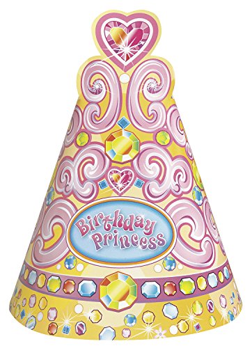 Pretty Princess Partyhüte, 8 Stück