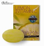 Clear Essence Lemon Plus Vitamin C Body Scrub Soap 150g