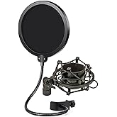 Lastvoice PS-01SHX St&uuml;dyo &Ccedil;ift Katman Pop Filtre + Shock Mount