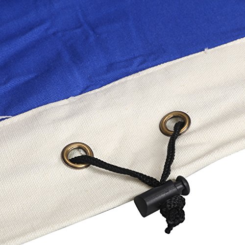 LEADSTAR Segeltuch Kinder Spielmatte Aufräumsack Spieldecke Spielzeug Speicher Tasche 150cm – Blau - 2