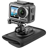 Ayex Backpack Strap Mount &ndash; Telesin GP-BPM-003 GoPro, DJI Osmo Action, Insta360 ile Uyumlu Aksiyon Kamera Sırt &Ccedil;antası Askı A
