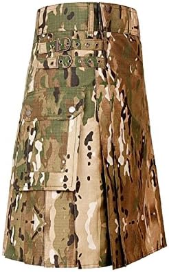 Modernkilt Scottish Men Camouflage Tactical Combat Utility Kilt Army Military Ripstop (44)