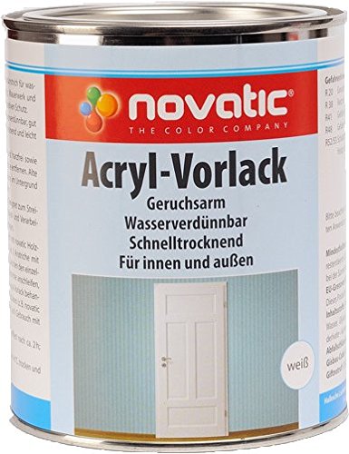 Preisvergleich Produktbild novatic Acryl-Vorlack, weiß