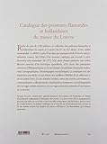 Image de Catalogue des peintures flamandes et hollandaises du musée du Louvre