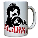 ABC alarma. BW Bundeswehr instructores formación formación básica alemán Gas máscara máscara - Taza café # # # # # # 9106
