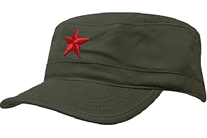 MOREFAZ Armée Casquette de Baseball Bonnet Chapeau Cuba Castro Russian Star AK-47Hat Cadet COMBAT MILITAIRE